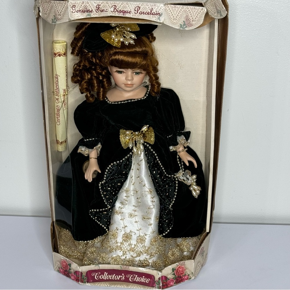 Authentic Limited Edition Genuine Fine Bisque Porcelain Hand Craftsmanship Doll